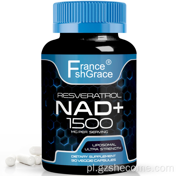 Liposomal NAD+ suplement z suplementem resweratrolu NAD